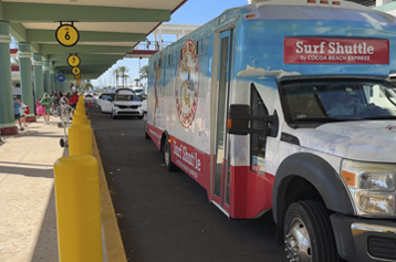 Shuttle at Cruise Terminal 8 Port Canaveral