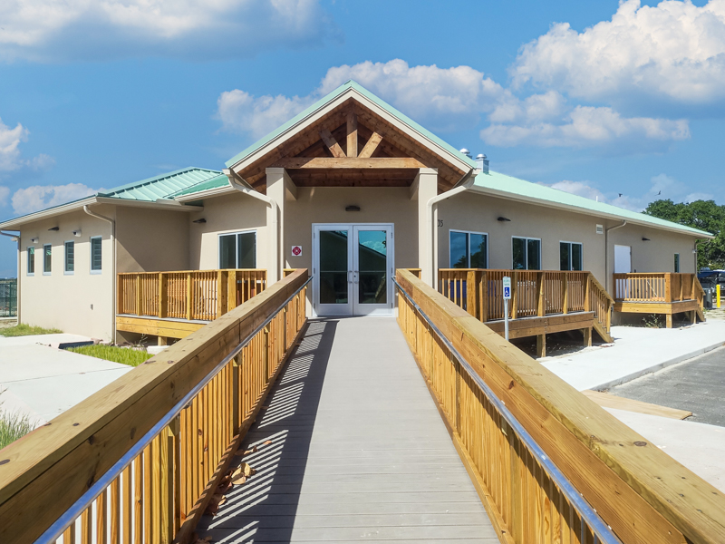 Entrance of new camp store at Port Canaveral 2025