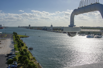 Security camera at Port Canaveral