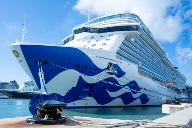 SkyPrincessportedatPortCanaveral