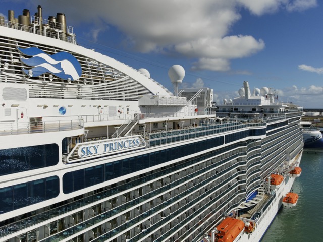 AnaerialphotoofSkyPrincessatPortCanaveral