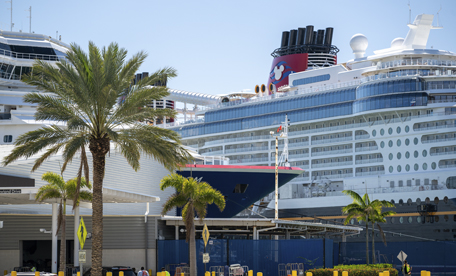 Busy cruise day at Port Canaveral