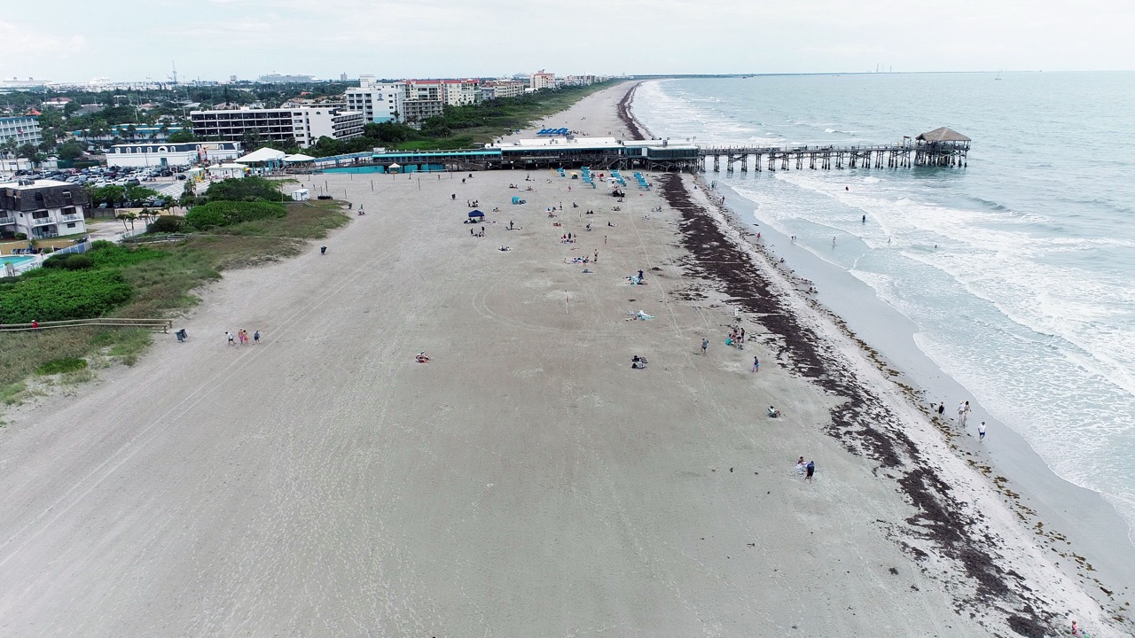 Photo of Cocoa Beach pier after restoration