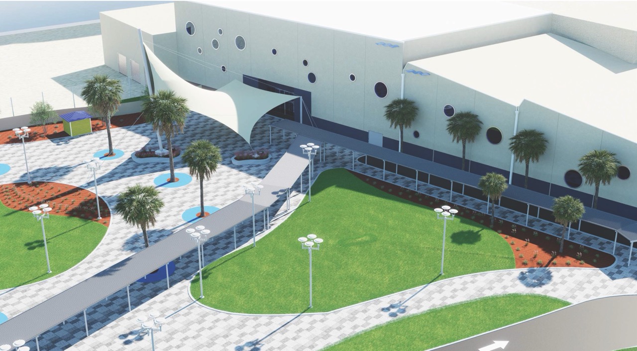 Rendering of Cruise Terminal 1 upgrades