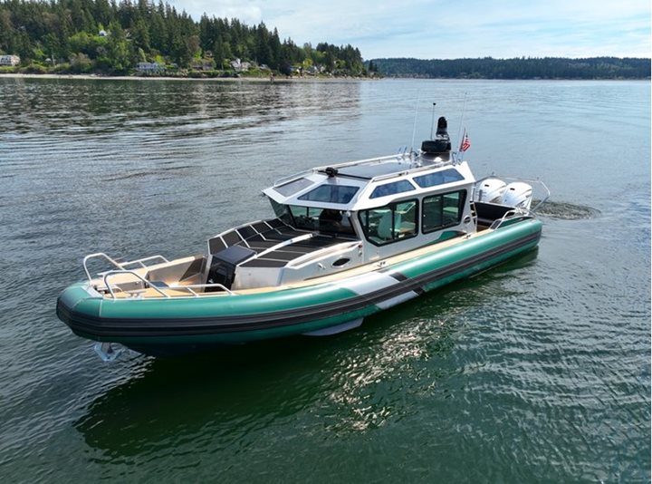 security rapid response boat, similar to the vessel that will be custom built for the Canaveral Port