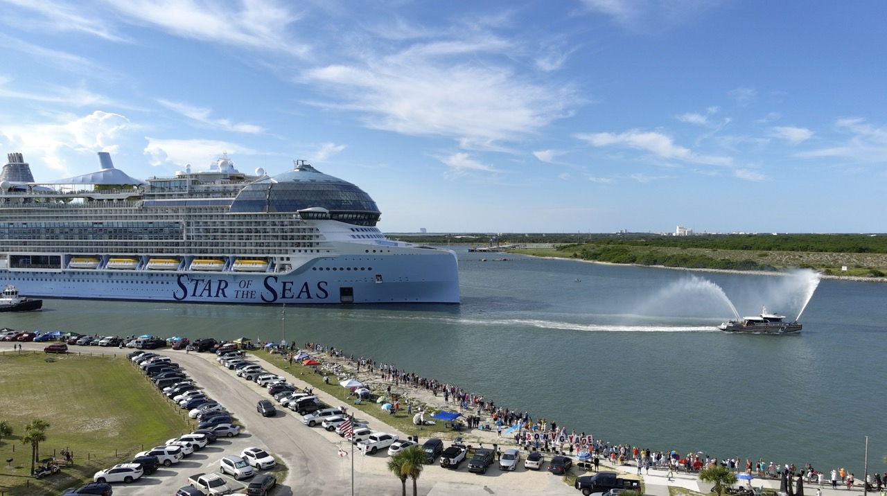 Star of the Seas departd from Port Canaveral on maiden voyage
